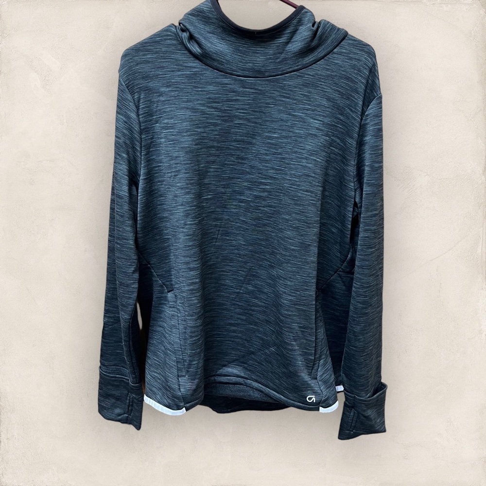 GapFit, Activewear Fleece-lined Hoodie, Gray, XL, Women's
